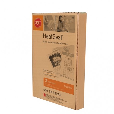 MICA TERMICA TAMAÑO OFICIO GBC M130246 FORMA FLEXIBLE 3 MILESIMAS 1 PAQUETE CON 100 PIEZAS