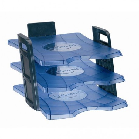 CHAROLA TRIPLE MAPED PLASTICO COLOR AZUL