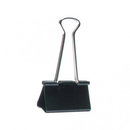 SUJETADOCUMENTOS CHICO DE 19 MM BARRILITO CAPACIDAD HASTA 60 HOJAS 1 CAJA CON 12 PIEZAS