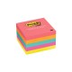 NOTA ADHESIVA REMOVIBLE POST IT 2072 COLORES NEON FORMA CUADRADA 375 HOJAS