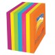 NOTA ADHESIVA REMOVIBLE JANEL MEMOTIP 0202297 COLORES NEON FORMA CUADRADA 400 HOJAS