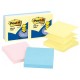 NOTA ADHESIVA REMOVIBLE POP-UP POST-IT R330-AP COLORES PASTEL FORMA CUADRADA 600 HOJAS