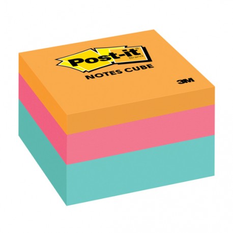 NOTA ADHESIVA REMOVIBLE POST IT 2018LA COLORES PASTEL FORMA CUADRADA 430 HOJAS