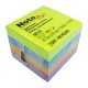 NOTA ADHESIVA REMOVIBLE NOTE-FIX NF2-N COLORES NEON FORMA CUADRADA 400 HOJAS