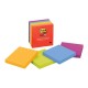 NOTA ADHESIVA REMOVIBLE POST IT 6545SSA COLORES NEON FORMA CUADRADA 450 HOJAS