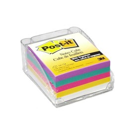 NOTA ADHESIVA REMOVIBLE POST IT 5431 COLORES NEON FORMA CUADRADA 390 HOJAS