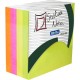 NOTA ADHESIVA REMOVIBLE RIHAN 6544N COLORES NEON FORMA CUADRADA 400 HOJAS
