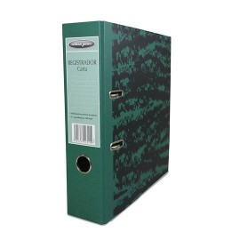 REGISTRADOR DE CARTON MARMOLEADO CLASICO P2311 ARILLO EN O DE 1 PULGADA COLOR VERDE WILSON JONES ACCO 1 PIEZA