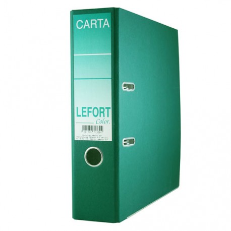 REGISTRADOR DE CARTON COLOR ARILLO EN O DE 3 PULGADAS COLOR VERDE LEFORT 1330 1 PIEZA