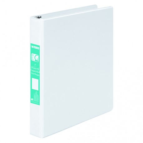 CARPETA DE VINIL BASICA ARILLO EN O DE 1 PULGADA COLOR BLANCA WILSON JONES CLEAR VIEW 1 PIEZA