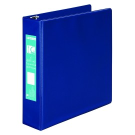 CARPETA DE VINIL BASICA ARILLO EN O DE 2 PULGADAS COLOR AZUL ACCO CLEAR VIEW 1 PIEZA