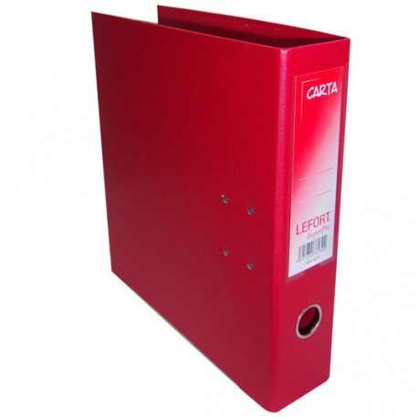 REGISTRADOR DE CARTON COLOR ARILLO EN O DE 3 PULGADAS COLOR NEGRO LEFORT 6230 1 PIEZA