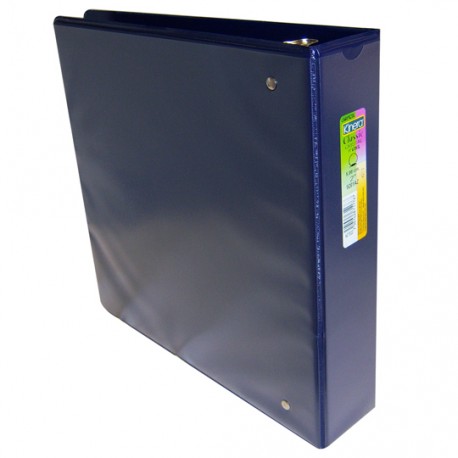 CARPETA DE VINIL PANORAMICA TAMAÑO CARTA ARILLO EN O DE 2 PULGADAS COLOR AZUL KINERA 9201AZ