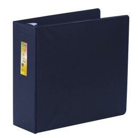 CARPETA DE VINIL PANORAMICA ARILLO EN O DE 3 PULGADAS COLOR AZUL KINERA 9301AZ 1 PIEZA