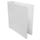 CARPETA DE VINIL BASICA ARILLO EN O DE 1.5 PULGADAS COLOR BLANCA KINERA 9600BL 1 PIEZA