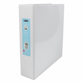 CARPETA DE VINIL PANORAMICA ARILLO EN O DE 2 PULGADAS COLOR BLANCA WILSON JONES 361 1 PIEZA