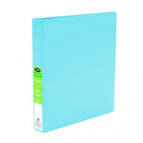 CARPETA DE VINIL PANORAMICA ARILLO EN O DE 1 PULGADA COLOR AZUL WILSON JONES TEENS 1 PIEZA