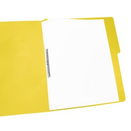 FOLDER DE PAPEL TAMAÑO CARTA ACCO ACCOPRESS P4552 TIPO CARPETA COLOR AMARILLO 1 PQ C/10 PZS