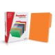 FOLDER DE PAPEL TAMAÑO CARTA TOPS PRODUCTS PENDAFLEX 05012NA TIPO 1/2 CEJA COLOR NARANJA 1 PQ C/50 PZS