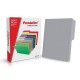 FOLDER DE PAPEL TAMAÑO CARTA TOPS PRODUCTS PENDAFLEX 05012GR TIPO 1/2 CEJA COLOR GRIS 1 PQ C/50 PZS