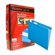 FOLDER DE PAPEL TAMAÑO CARTA TOPS PRODUCTS PENDAFLEX 4152BLU TIPO COLGANTE COLOR AZUL 1 PQ C/25 PZS