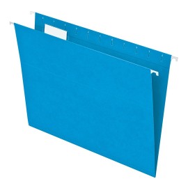 FOLDER DE PAPEL TAMAÑO CARTA TOPS PRODUCTS PENDAFLEX 92502 TIPO COLGANTE COLOR AZUL 1 PQ C/25 PZS