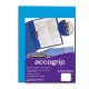 FOLDER DE PAPEL TAMAÑO CARTA ACCO ACCOGRIP P0976 TIPO CARPETA COLOR AZUL CLARO 1 PQ C/4 PZS