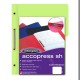 FOLDER DE PAPEL TAMAÑO OFICIO ACCO ACCOPRESS P4569 TIPO CARPETA COLOR VERDE CLARO 1 PQ C/10 PZS