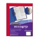 FOLDER DE PAPEL TAMAÑO CARTA ACCO ACCOGRIP P0961 TIPO CARPETA COLOR ROJO 1 PQ C/4 PZS