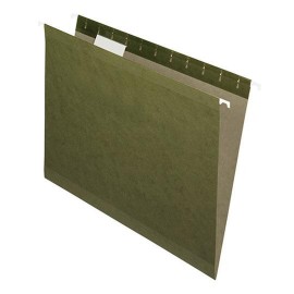 FOLDER DE PAPEL TAMAÑO CARTA TOPS PRODUCTS PENDAFLEX 4152 TIPO COLGANTE COLOR VERDE 1 PQ C/25 PZS