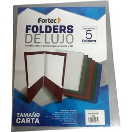 Folder laminado cta color gris c/5