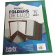 Folder laminado cta color verde c/5