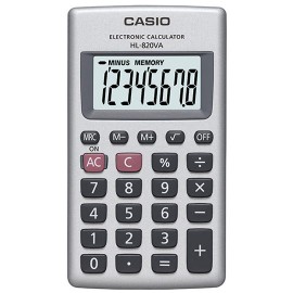 CALCULADORA DE ESCRITORIO CASIO HL820VA 8 DIGITOS