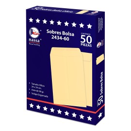 Sobre ante engomado oficio