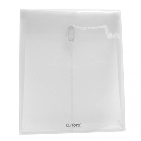 SOBRE BOLSA OXFORD F509B DE POLIPROPILENO COLOR BLANCO CARTA CON RONDANA 1 PIEZA
