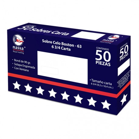 Lm-sobre cartera c/ ventana bond carta