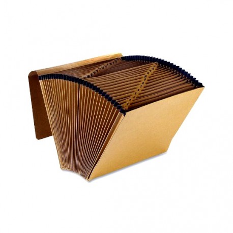 ARCHIVO EXPANDIBLE OXFORD TAMAÑO CARTA DE CARTON COLOR KRAFT 1 PIEZA
