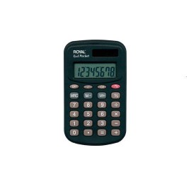 CALCULADORA MINI ROYAL REAL POCKET 8 DIGITOS