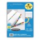 SEPARADOR WILSON JONES P0447 TAMAÑO CARTA CON 31 DIVISIONES DE PAPEL CON CEJAS MULTICOLOR 1 JUEGO