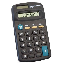 CALCULADORA DE BOLSILLO BARRILITO 7723 8 DIGITOS