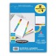 SEPARADOR WILSON JONES P0446 TAMAÑO CARTA CON 15 DIVISIONES DE PAPEL CON CEJAS MULTICOLOR 1 JUEGO