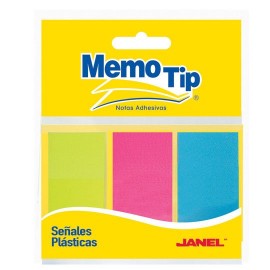 BANDERITAS JANEL MEMOTIP COLORES SURTIDOS 25 BANDERITAS