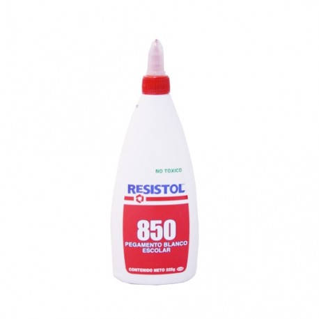 PEGAMENTO LIQUIDO HENKEL RESISTOL 850 COLOR BLANCO 225 GR
