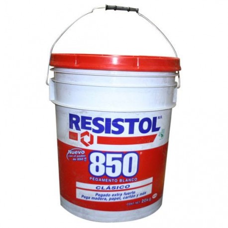 PEGAMENTO LIQUIDO HENKEL RESISTOL 850 COLOR BLANCO 20 KG