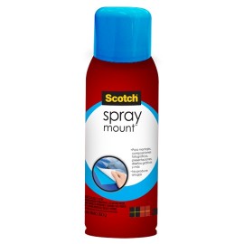 ADHESIVO EN AEROSOL SCOTCH MOUNT 6065 TRANSPARENTE DE BAJA ADHESION 290 GR 1 PIEZA