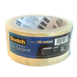 CINTA ADHESIVA DE EMPAQUE TRANSPARENTE SCOTCH 360T DE 48 MM X 100 M 1 PZA