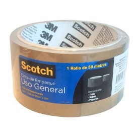 CINTA ADHESIVA DE EMPAQUE CANELA SCOTCH 360C DE 48 MM X 50 M 1 PZA