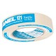 CINTA ADHESIVA MASKING TAPE JANEL 121 COLOR BLANCA DE 24 MM X 50 M 1 PZA