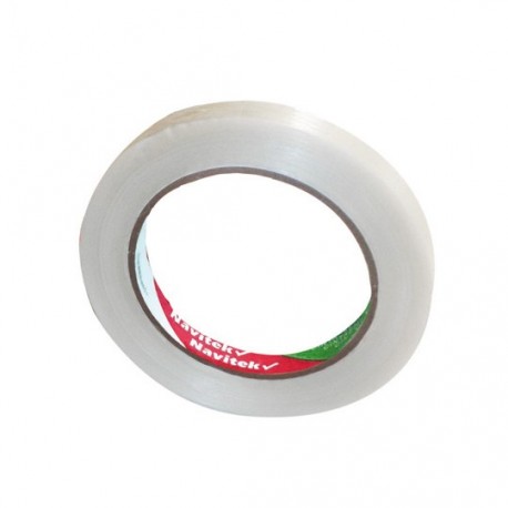 CINTA ADHESIVA DE FILAMENTO NAVITEK 199 COLOR TRANSPARENTE DE 24 MM X 50 M 1 PIEZA