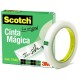 CINTA ADHESIVA MAGICA SCOTCH 810 DE 12 MM X 65 M 1 PZA